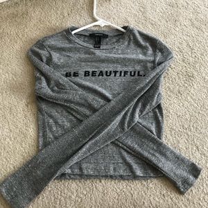 crop top long sleeve